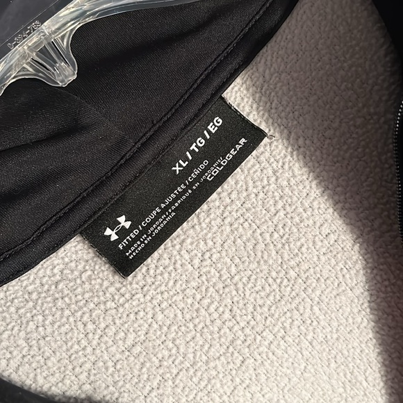 🦾Under Armour Cold Gear Men’s Pullover Sweatshirt Hoodie XL Dark Green - Picture 10 of 16